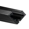 6.56 Ft. Black Anodized Aluminum 45-ALU Channel
