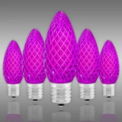 (NEW Technology) C9 - Purple - Faceted LED - VividCore Premium - 50% Brighter