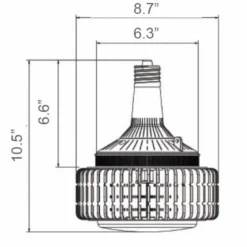 19,500 Lumens - 140 Watt - 5000 Kelvin - LED High Bay Retrofit -Bulbs Shop data 1040