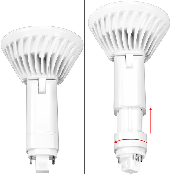 1925 Lumens - 21 Watt - 5000 Kelvin - Adjustable BR30 LED PL Lamp 4 1925 Lumens - 21 Watt - 5000 Kelvin - Adjustable BR30 LED PL Lamp - Image 4