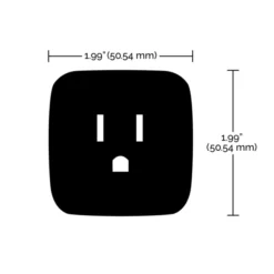 WiFi Smart Plug - On/Off - 1250 Watt Maximum - Pack Of 2 -Bulbs Shop data 1070