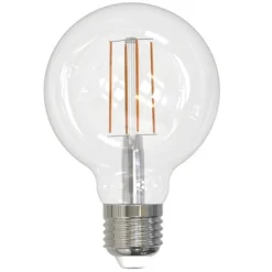 Natural Light - 3 In. Dia. - LED G25 Globe - 8 Watt - 60 Watt Equal - Halogen Match