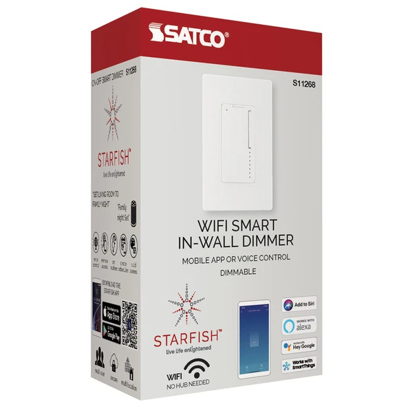 LED Or Incandescent WiFi Smart Dimmer - Single Pole/3-Way 1 LED Or Incandescent WiFi Smart Dimmer - Single Pole/3-Way