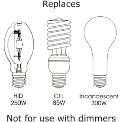 8400 Lumens - 60 Watt - 5000 Kelvin - LED Low Bay Retrofit -Bulbs Shop data 1375