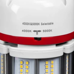 80 Watt - 12,400 Lumens - 2 Colors - Selectable LED Corn Bulb -Bulbs Shop data 1423