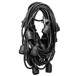 48 Ft. Patio Stringer - (15) Household Medium Sockets - Bulbs Not Included -Bulbs Shop data 161