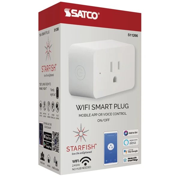 WiFi Smart Plug - On/Off - 1875 Watt Maximum 1 WiFi Smart Plug - On/Off - 1875 Watt Maximum