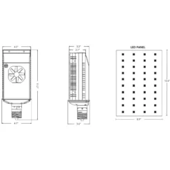 43,380 Lumens - 320 Watt - 4000 Kelvin - LED Retrofit Panel And Driver Kit -Bulbs Shop data 1685