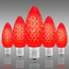 (NEW Technology) C9 - Red - Faceted LED - VividCore Premium - 50% Brighter