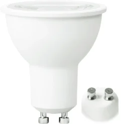 Natural Light - 500 Lumens - 6 Watt - 3000 Kelvin - LED MR16 Lamp - GU10 Base