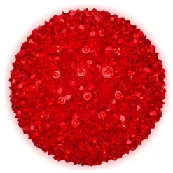 7.5 In. - LED Starlight Sphere - (100) Red Wide Angle LED Lights