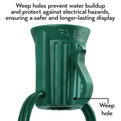 50 Ft. - C9 Christmas String Lights - 50 Sockets -Bulbs Shop data 274