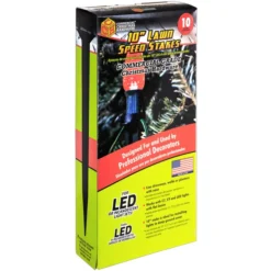 Christmas Lawn Stakes - 10 In. Tall -Bulbs Shop data 334