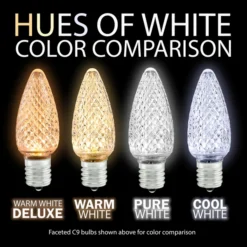(NEW Technology) C7 - Warm White - Opaque LED - VividCore Premium - 50% Brighter -Bulbs Shop data 377