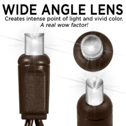 Twinkly Dots - 65.6 Ft. Flexible LED Light String With 400 RGB LEDs - Black Wire