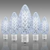 (NEW Technology) C9 - Cool White - Faceted LED - VividCore Premium - 50% Brighter