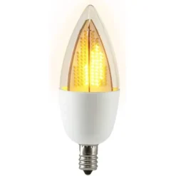 LED Flame Bulb - 1 Watt - 6 Watt Equal - Candle Glow - 4 In. X 1.46 In.