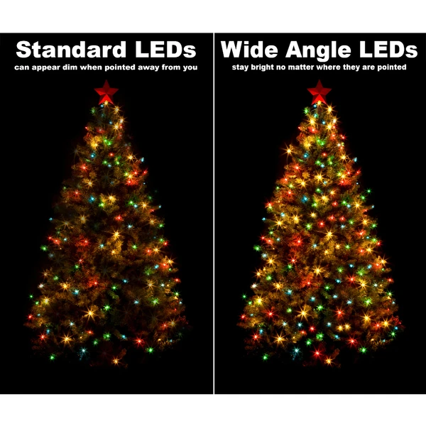19 Ft. Battery Operated Christmas Light Stringer - (35) Pure White LED Bulbs 4 19 Ft. Battery Operated Christmas Light Stringer - (35) Pure White LED Bulbs - Image 4
