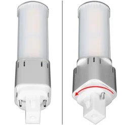 910 Lumens - 7 Watt - 4000 Kelvin - LED PL Lamp -Bulbs Shop data 667