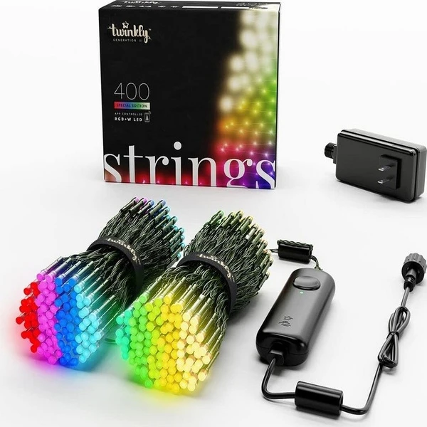 Twinkly Strings - 105 Ft. Mini LED Light String With 400 RGB+W LEDs - Green Wire 2 Twinkly Strings - 105 Ft. Mini LED Light String With 400 RGB+W LEDs - Green Wire - Image 2