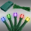 19 Ft. Battery Operated Christmas Light Stringer - (35) Multi-Color LED Bulbs