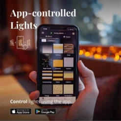 16.4 Ft. Twinkly LED Icicle Light String With 190 AWW LEDs - Amber, Warm White And Cold White 12 16.4 Ft. Twinkly LED Icicle Light String With 190 AWW LEDs - Amber, Warm White And Cold White -Bulbs Shop data 866