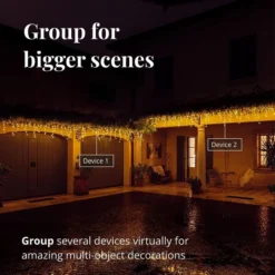 16.4 Ft. Twinkly LED Icicle Light String With 190 AWW LEDs - Amber, Warm White And Cold White 15 16.4 Ft. Twinkly LED Icicle Light String With 190 AWW LEDs - Amber, Warm White And Cold White -Bulbs Shop data 869